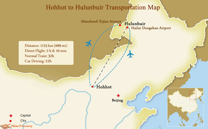 Hohhot to Hulunbuir