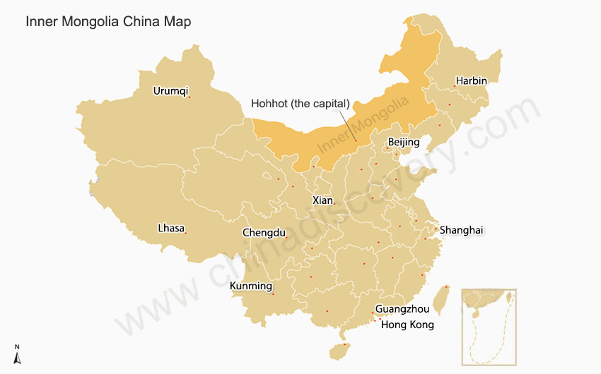 Inner Mongolia China Map