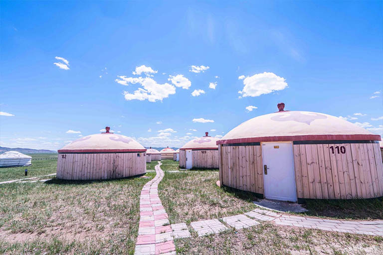 Mongolian Yurts at The Mongol Khan City