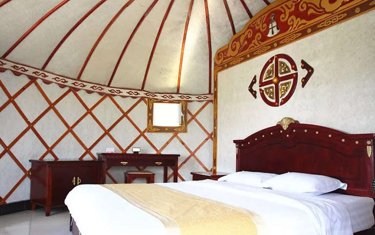 Mongolian Yurt Accomodation in The Mongol Khan City