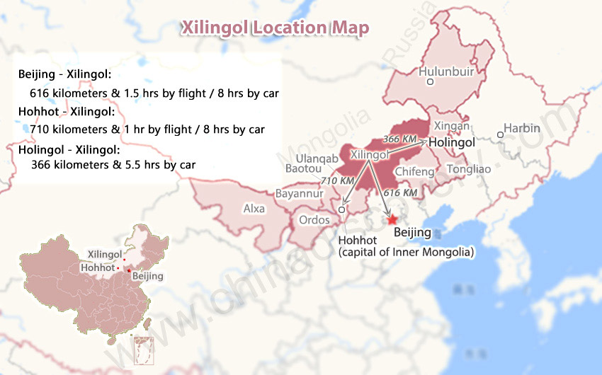Xilingol Location Map