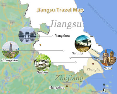 Jiangsu Travel Map