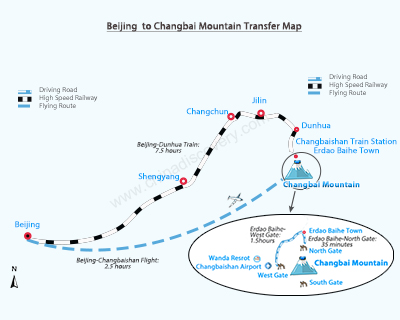 Changbai Mountain Map