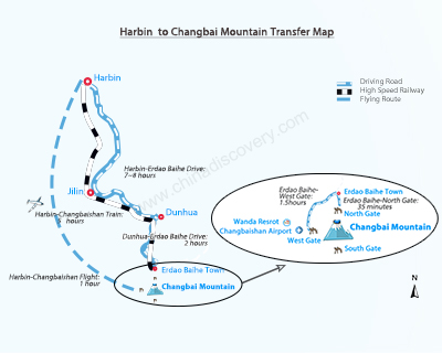 Changbai Mountain Map