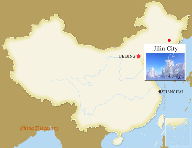 Changbaishan Location Map