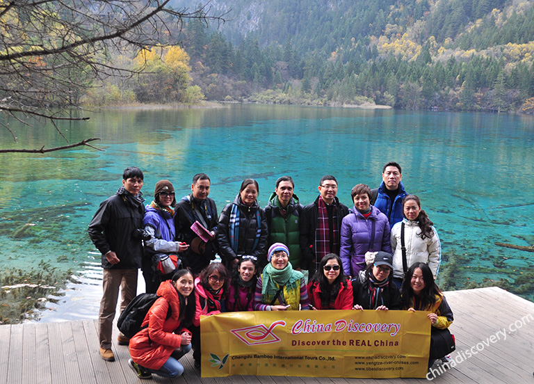 Our clients in Jiuzhaigou