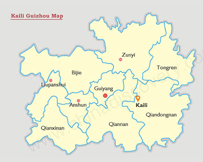 Guizhou Ethnic Minority Map