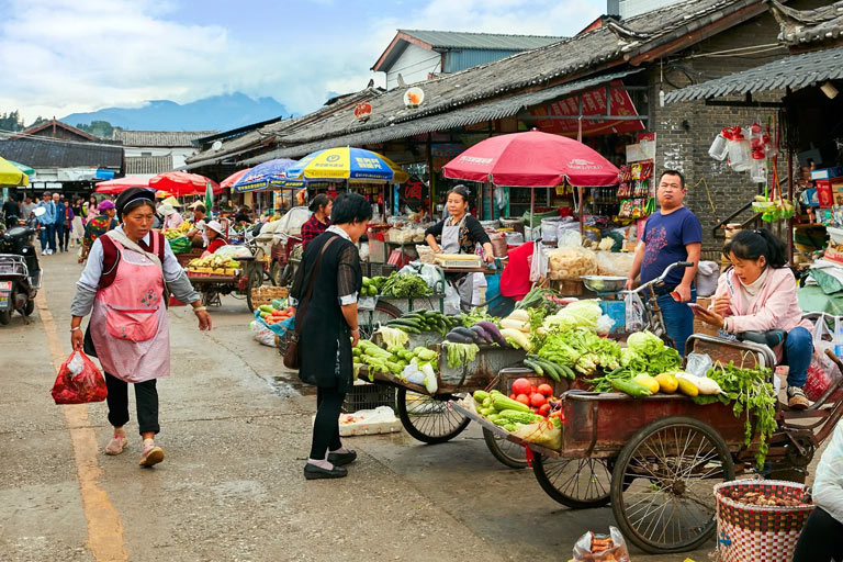 Lijiang Zhongyi Market Lijiang