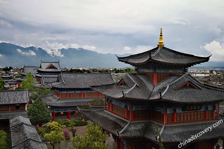 Lijiang Old Town Full View from Wangu Tower