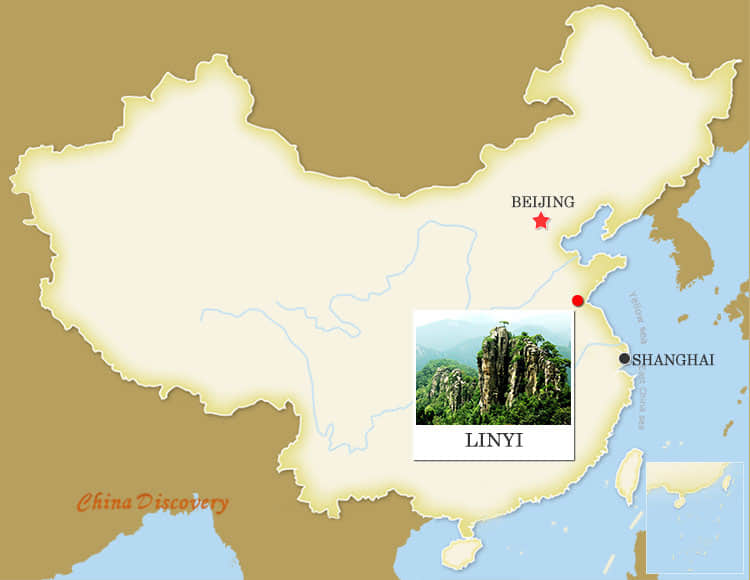 Linyi Map