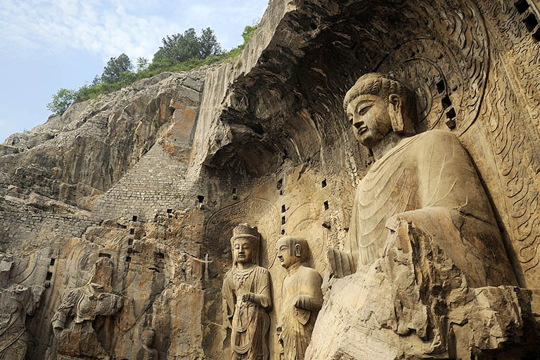 Vairocana Buddha in Fengxian Temple Luoyang Family Activities
