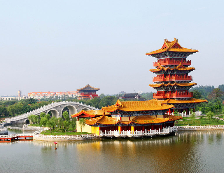 Millennium City Park in Kaifeng