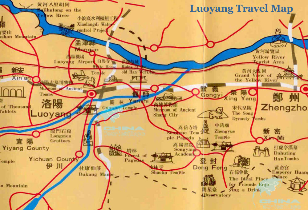 Luoyang Travel Map