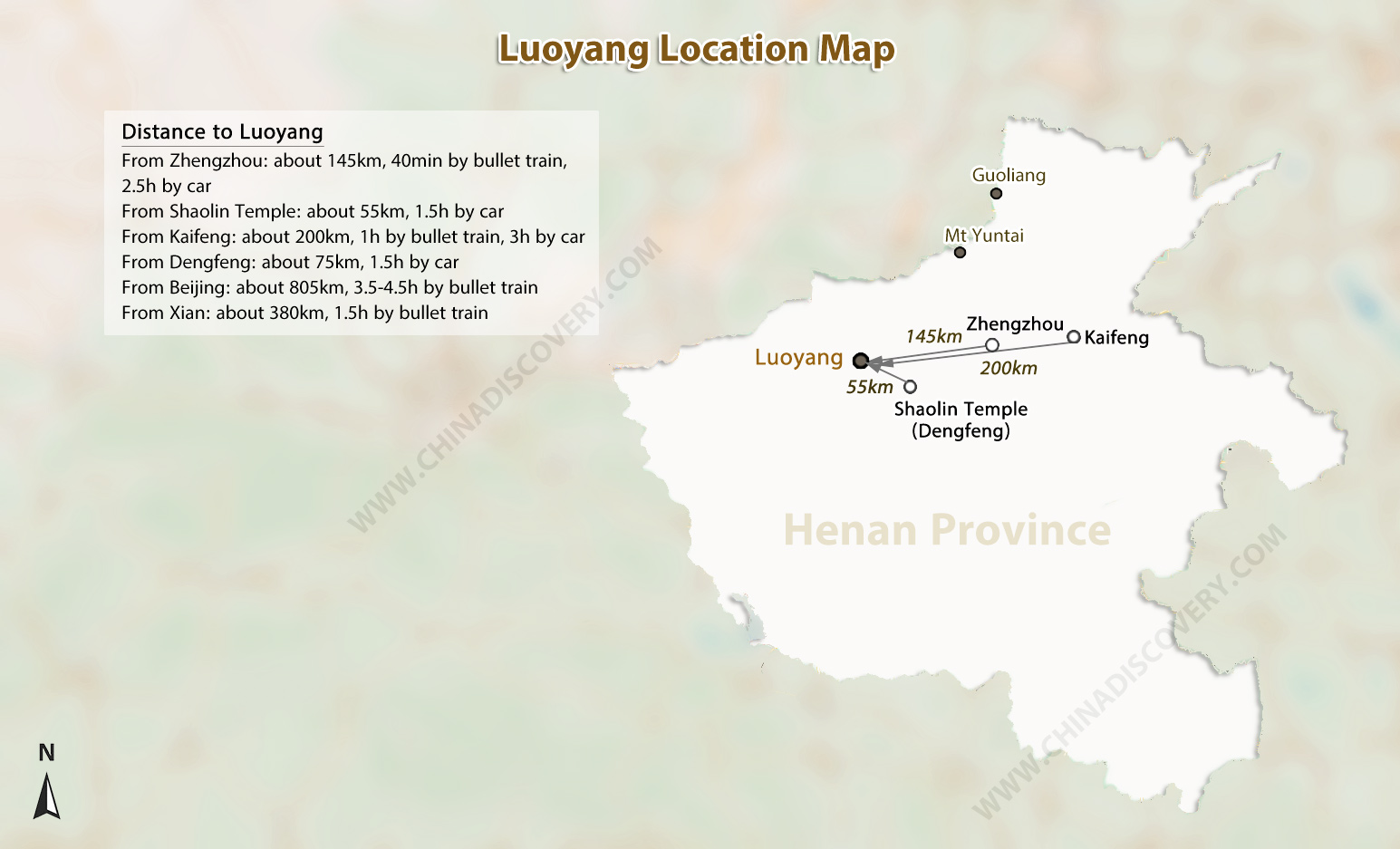 Luoyang Location Map Luoyang Transportation