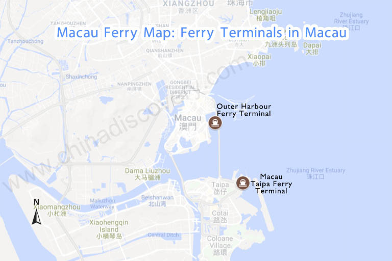 Macau Ferry Terminal Map