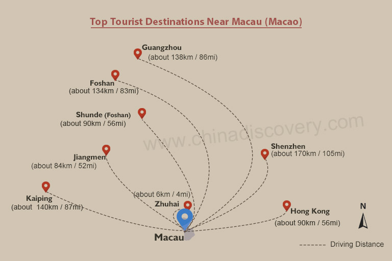 Hot Tourist Destinations Near Macau