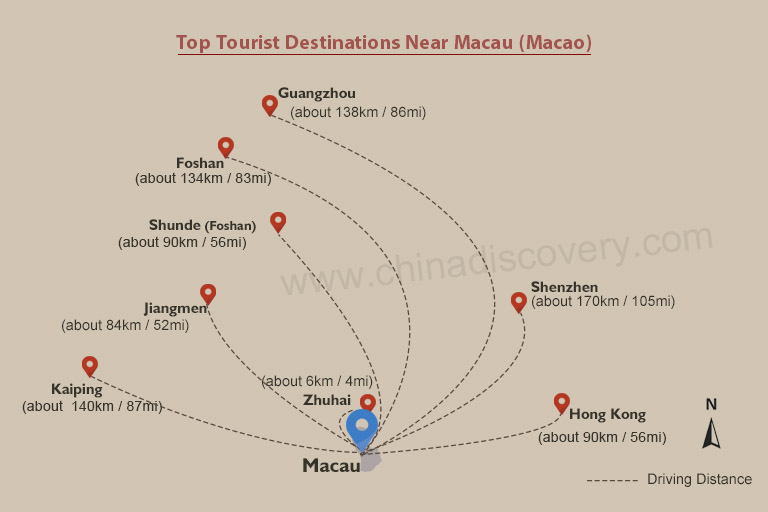 Macau Tourist Map