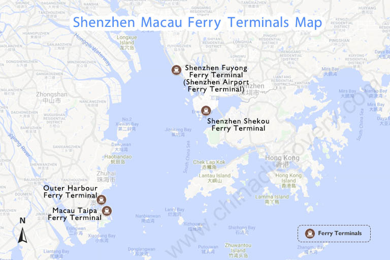 Shenzhen Macau Ferry Terminal Map
