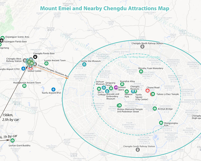 Emeishan Map