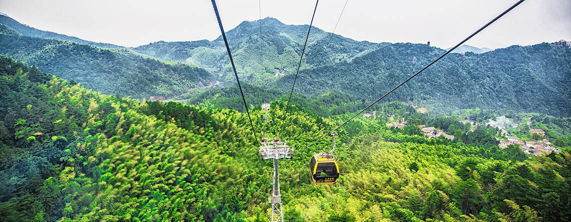 Mount Jiuhua Cable Car