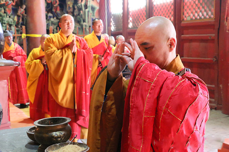 Monks Conducting a Buddhist Rite Mount Wutai Activities
