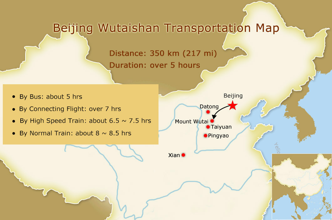 Mount Wutai Map