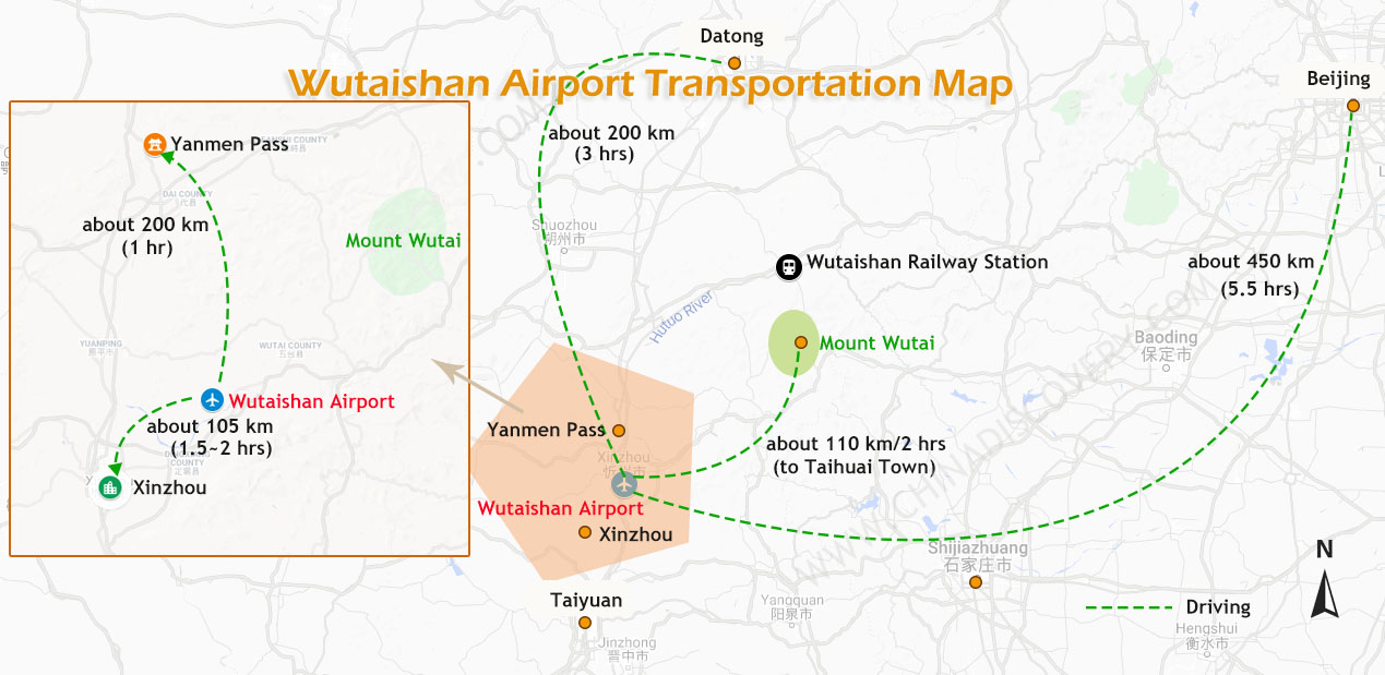 Mount Wutai Map