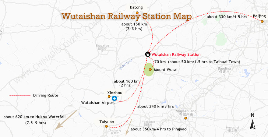 Mount Wutai Map