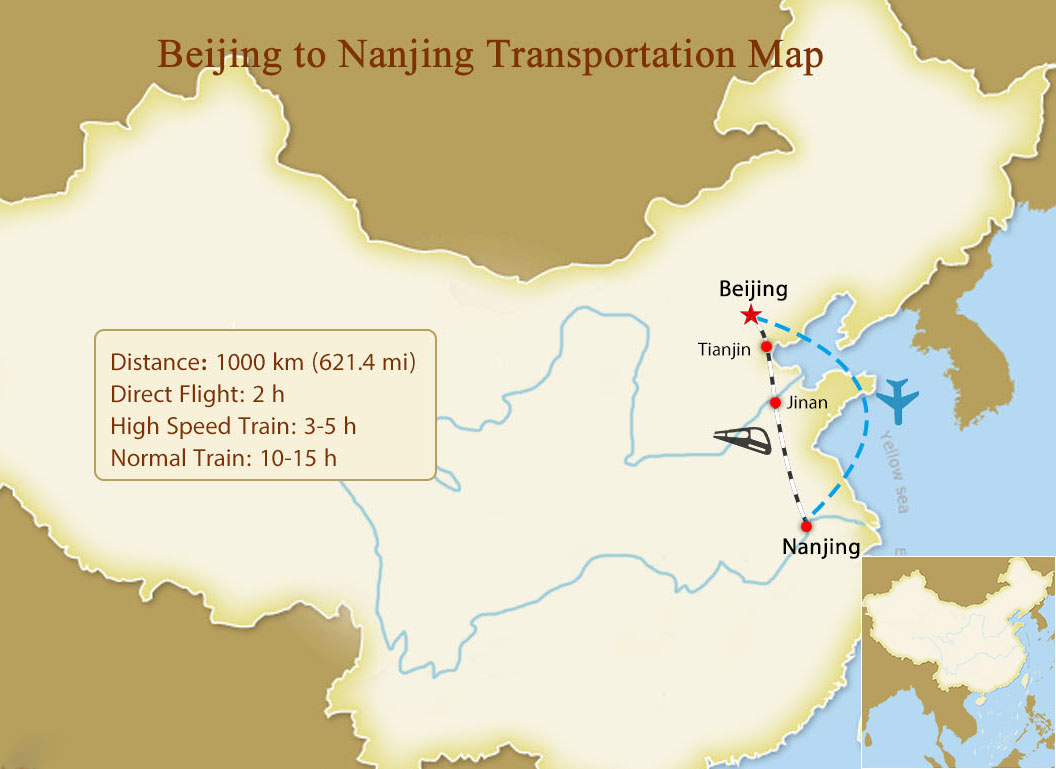 Beijing Nanjing Transfer Map