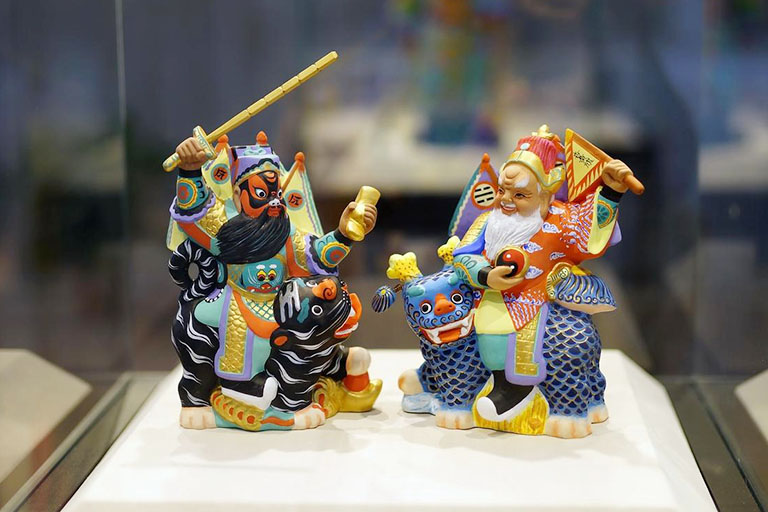 Clay Figurine in Intangible Cultural Heritage Gallery Nanjing Museum