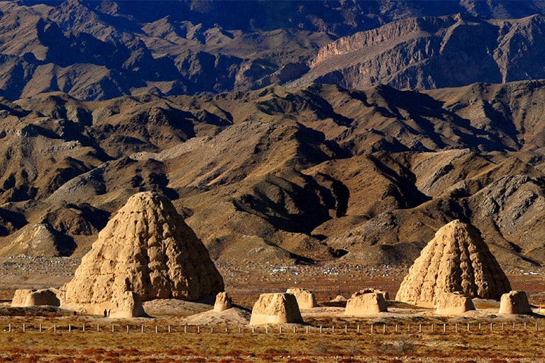 Western Xia Imperial Tombs - Chinese Pyramid Listed in World Cultural Heritage Sites