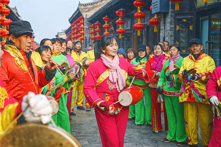 Shehuo Parades Pingyao Activities