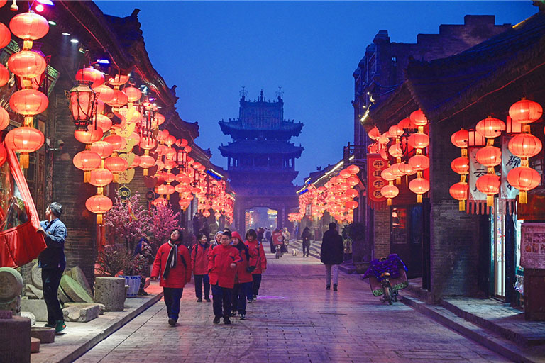 Spring Festival Atmosphere Pingyao Activities