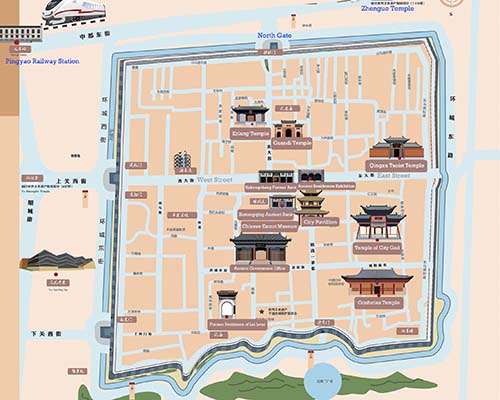 Pingyao Ancient City Map