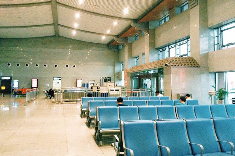 Waiting Hall at Pingyao Ancient City Railway Station Pingyao Ancient City Railway Station