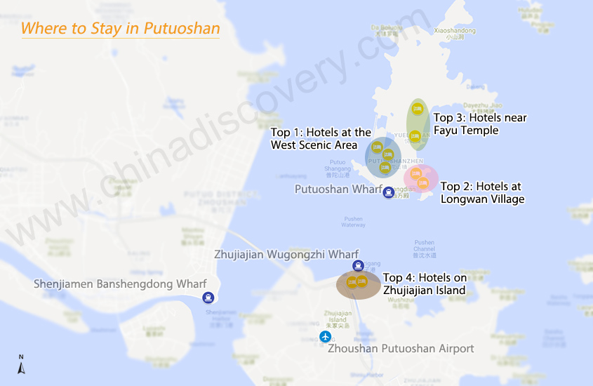 Where to Stay in Putuoshan