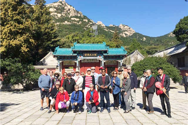 Cruise Tourists Visited Laoshan Mountain Visa Free Qingdao 144 Hour Visa Free Transit