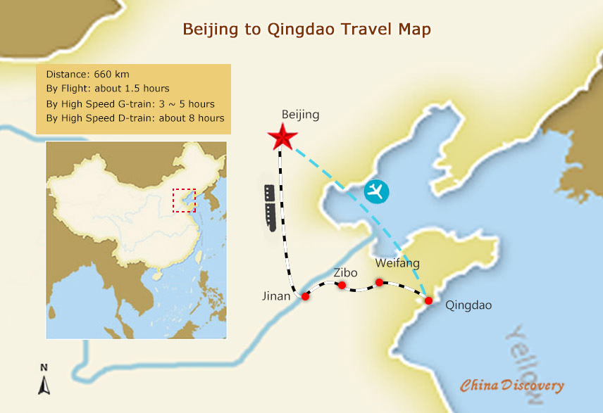 Travel from Beijing to Qingdao