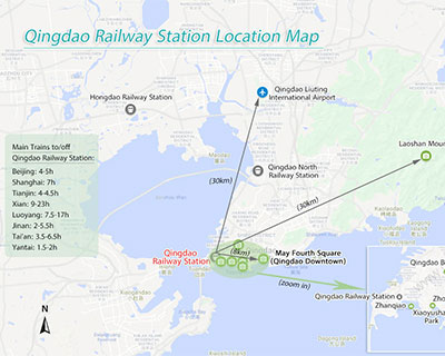 Qingdao Railway Station Map