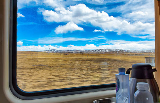 Scenery Outside the Window Xining to Lhasa