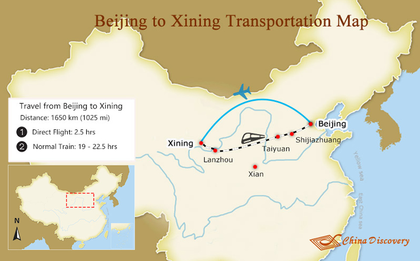 Beijing to Xining