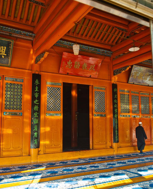 Main Prayer Mats in the Wooden Corridor Dongguan Mosque