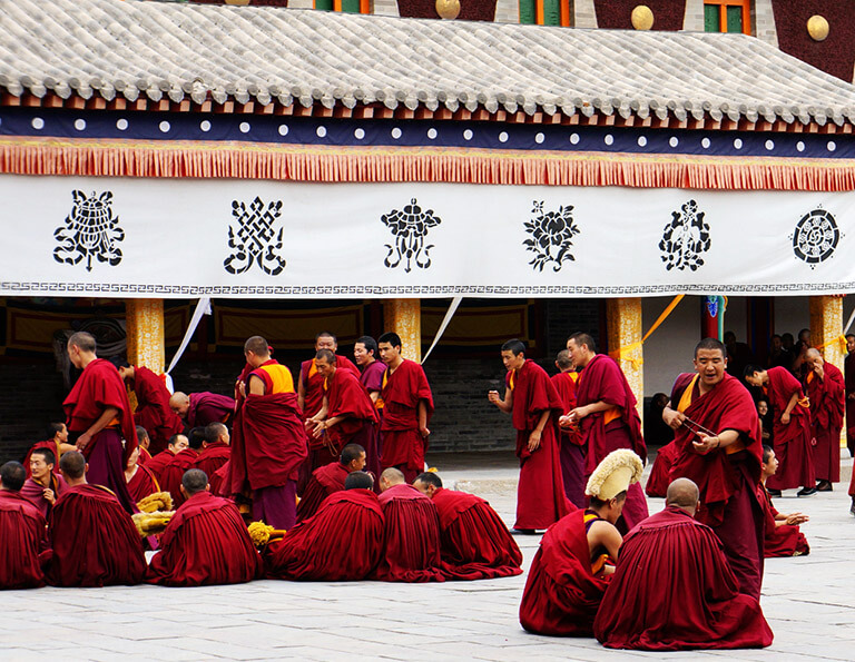 Kumbum Monastery  - A Honored Tibetan Gelug Monastery 