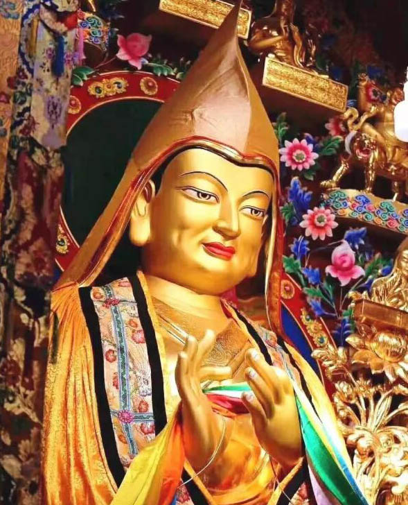 Tsongkhapa - Founder of Gelug School of Tibetan Buddhism Kumbum Monastery