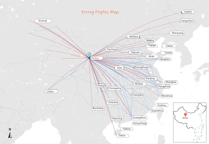 Xining Map