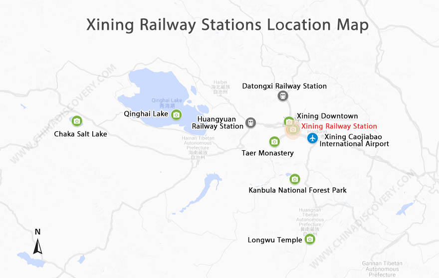 Xining Map