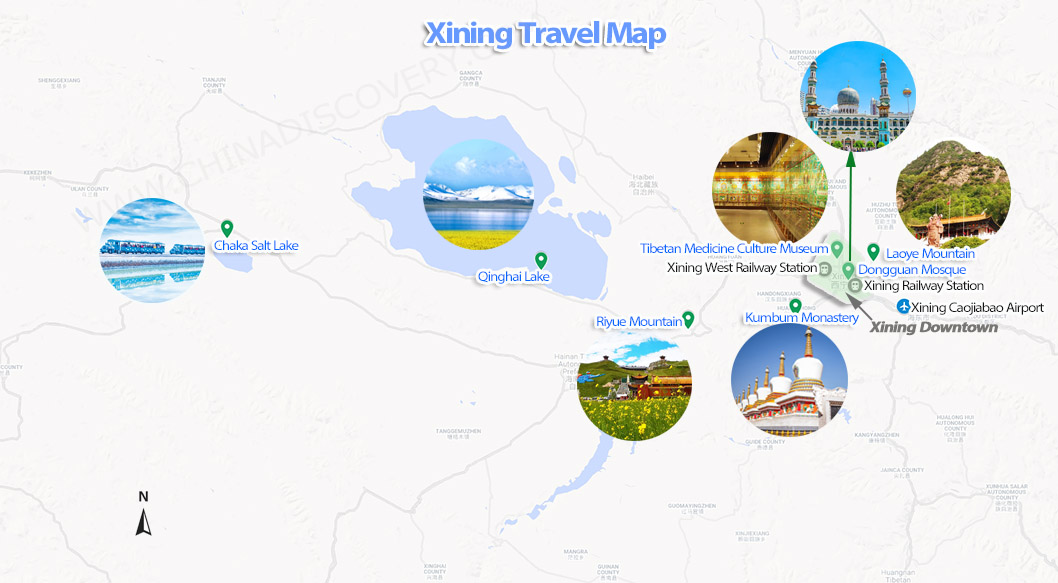 Xining Map