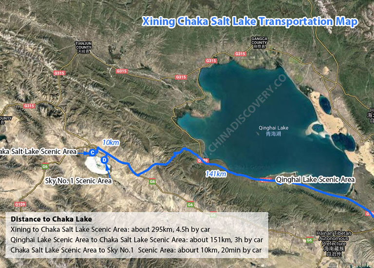 Xining to Chaka Salt Lake