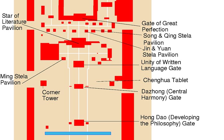 Confucius Temple Tourist Map
