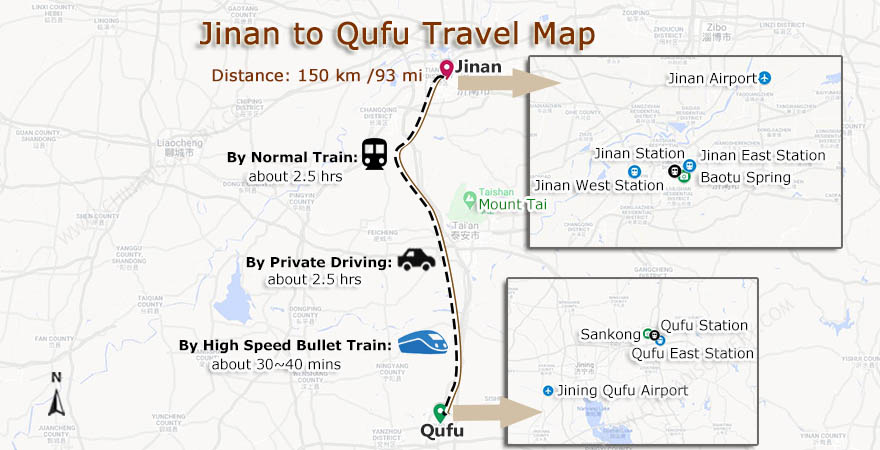 Jinan to Qufu